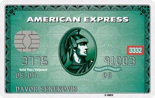 American Express Kartica Prednja Strana